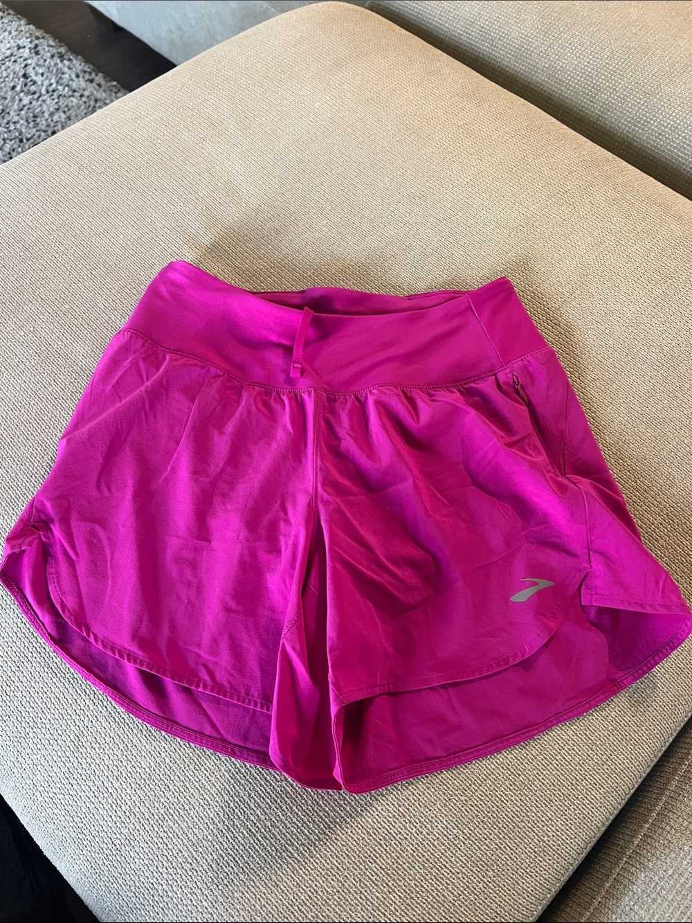 Brooks Running Shorts in Bright Magenta - Performance Running Shorts